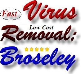 Broseley Laptop, PC and Tablet Virus Removal